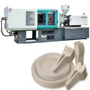 Biodegradable plate machine