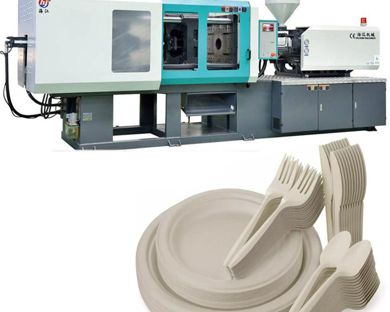 Biodegradable plate machine