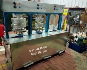 Eight die areca plate machine