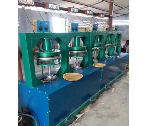 Eight die areca plate machine