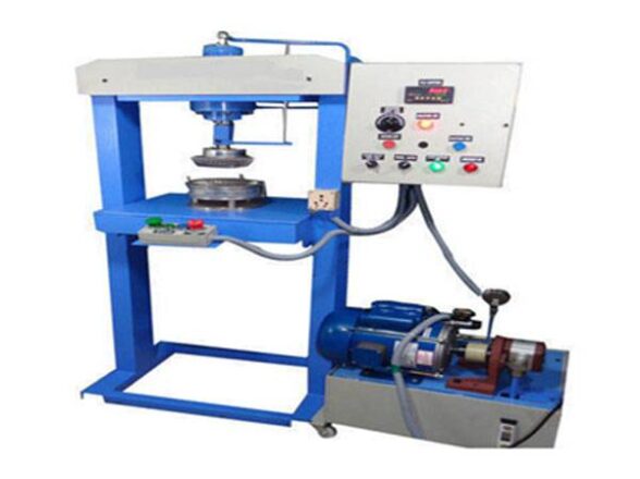 Single die areca plate machine